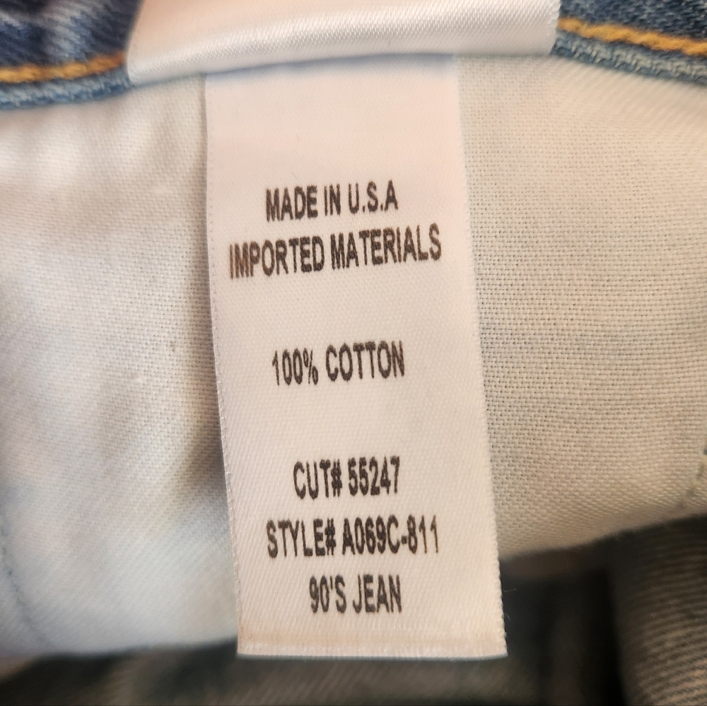 EUC Agolde 90s Mid Rise Loose Fit Jeans In Color Fall Out, Distressed Size 25 - Picture 9 of 15